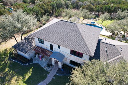 Complete roof replacement in Lake Travis, Austin TX
