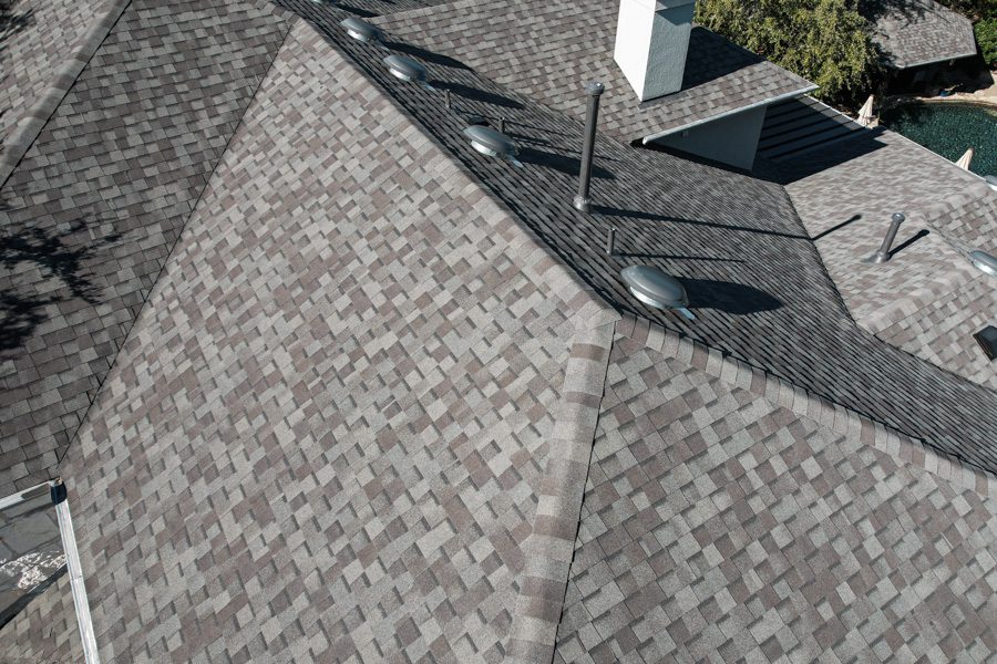 Hail damage roof repair in Westlake Texas